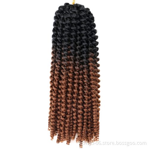12 Inches Spring Twist Braiding Hair Crochet Braids Synthetic Hair Extensions for Beauty